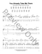 You Already Take Me There Guitar and Fretted sheet music cover